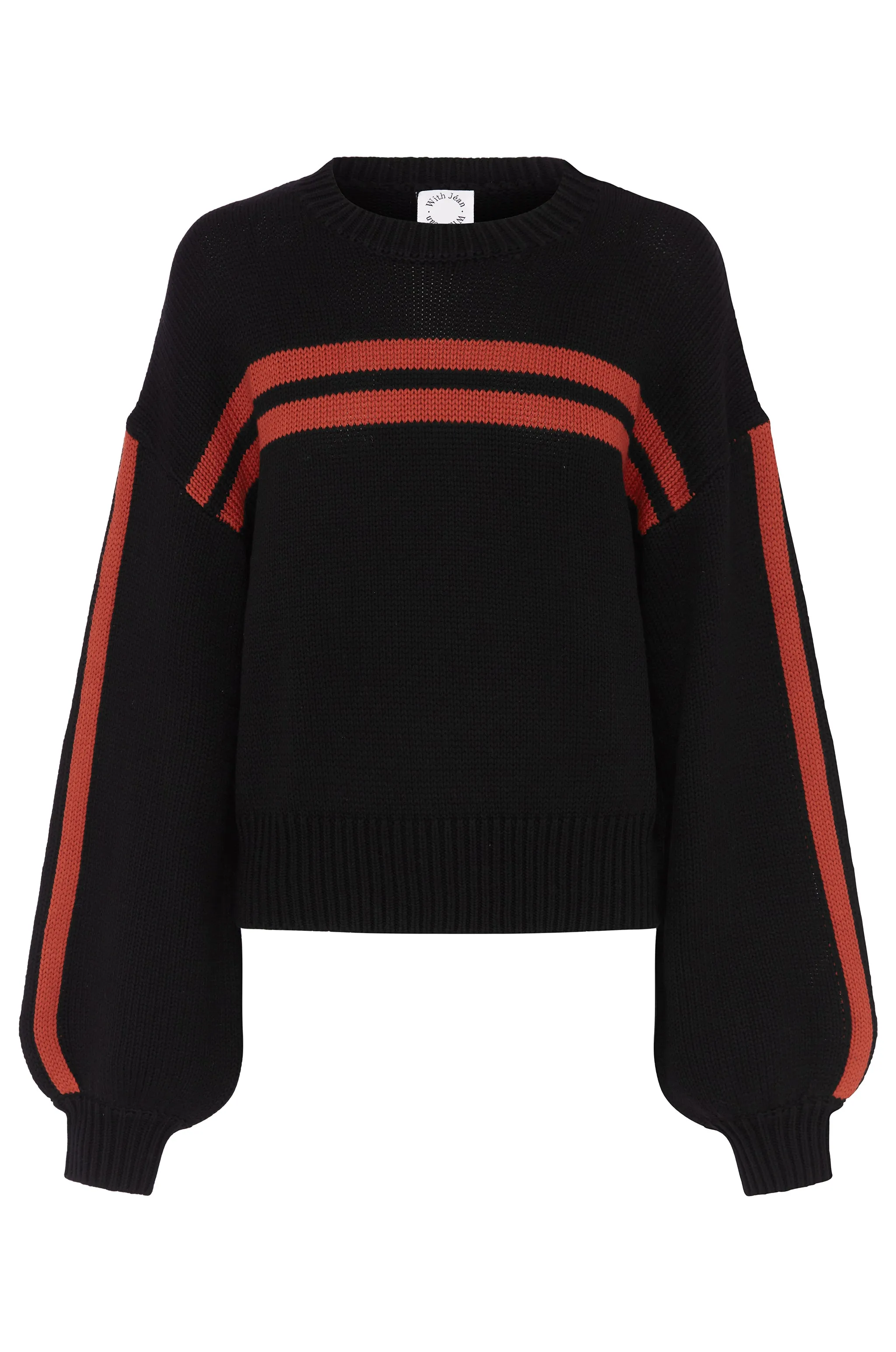 Olivia Sweater | Black / Red