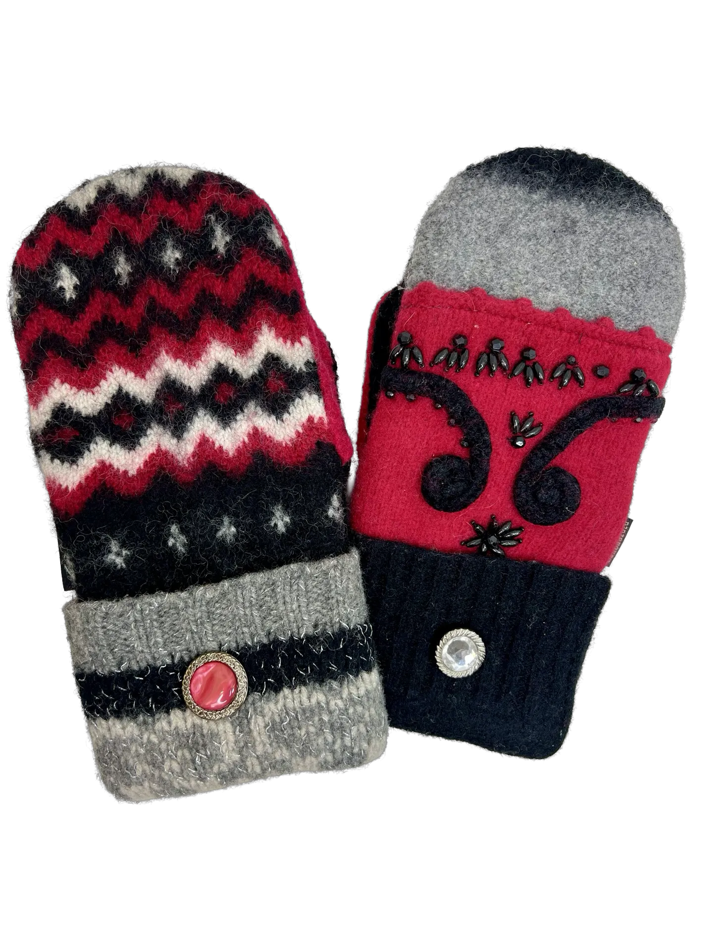 One of a Kind Sweater Mittens 377