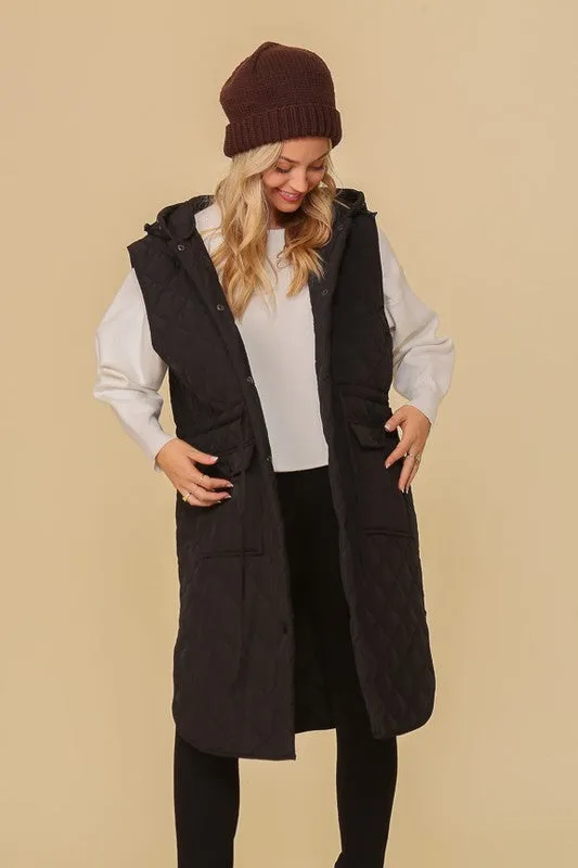 Oversized Button Down Vest