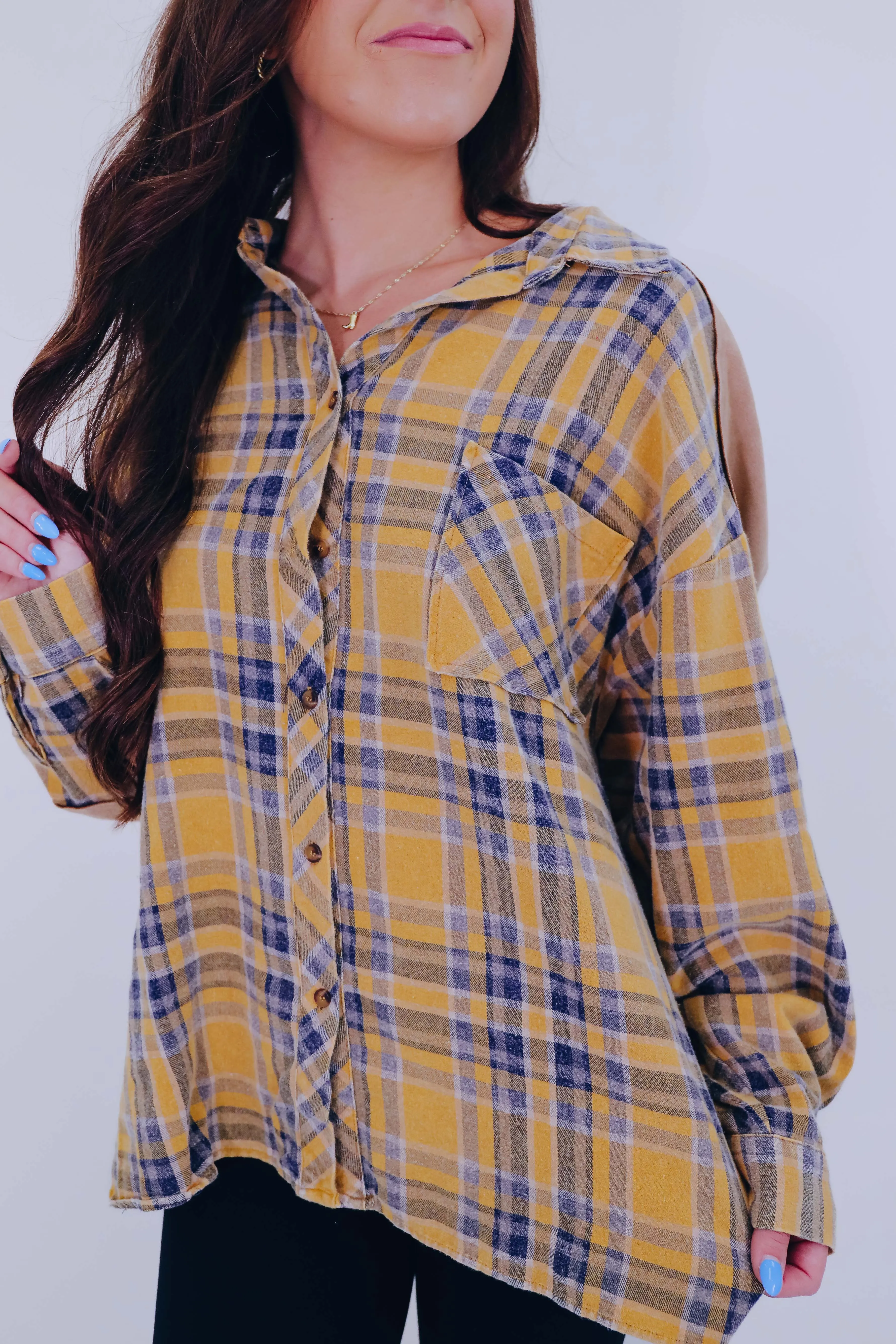 Paloma Plaid Button Up Shacket