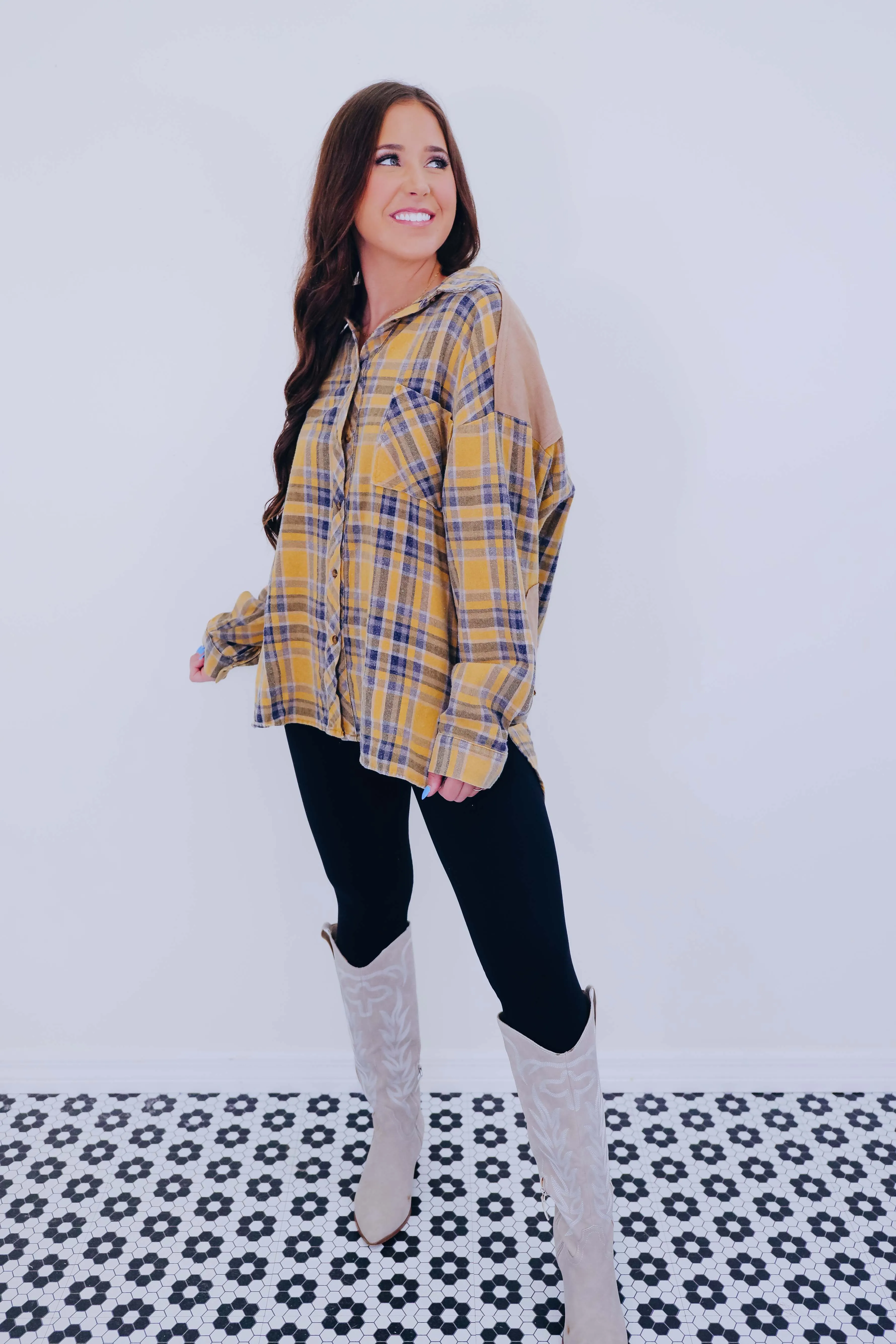 Paloma Plaid Button Up Shacket