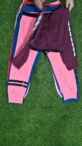 Pink Branded Sweatpants