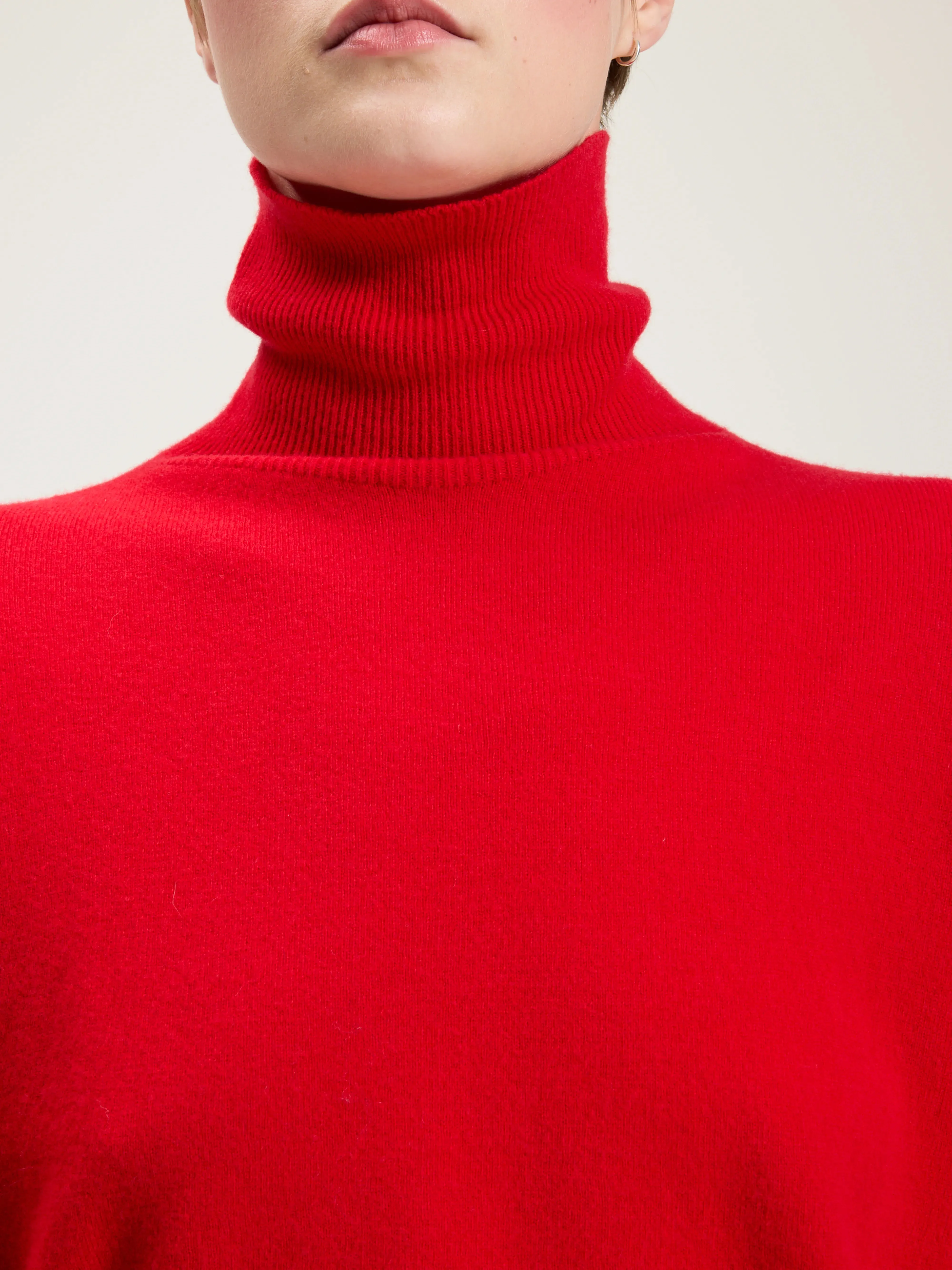 Polly Turtleneck Sweater (242 / W / RED)