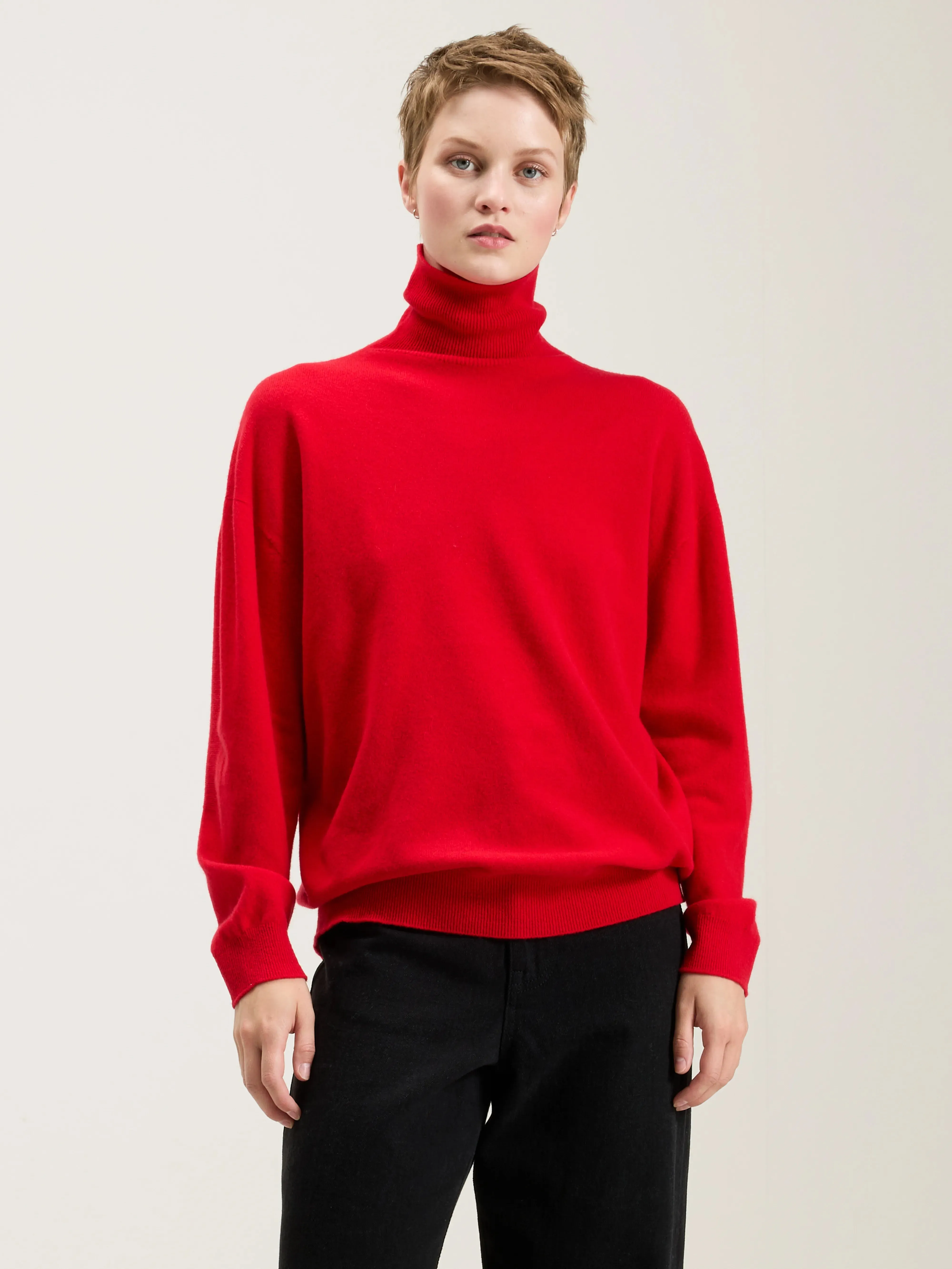 Polly Turtleneck Sweater (242 / W / RED)