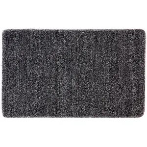 Polycot Black Non Slip Doormat