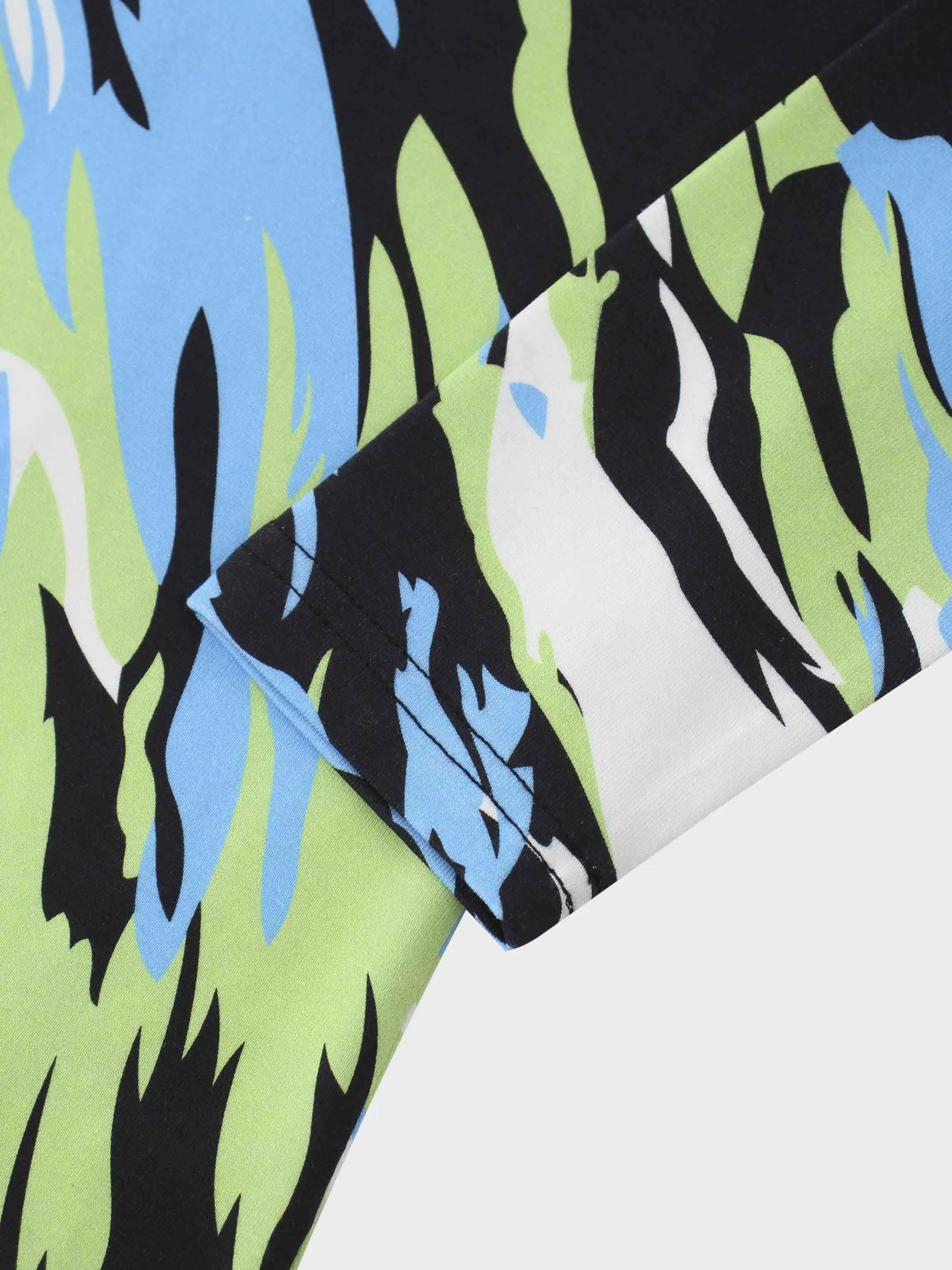 Printed Modal Turtleneck-Ice Fire