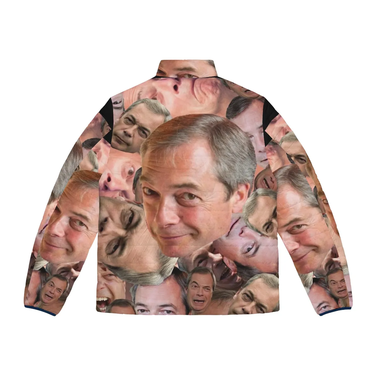 "Can't Barrage the Farage" Novelty Puffer Jacket