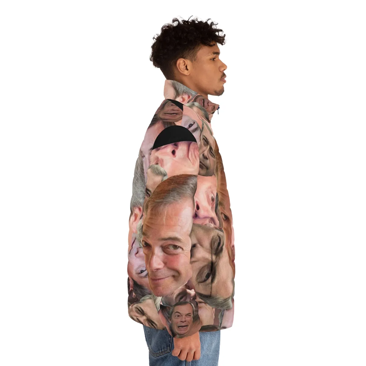 "Can't Barrage the Farage" Novelty Puffer Jacket