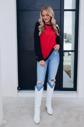 Ready To Chill Color Block Top