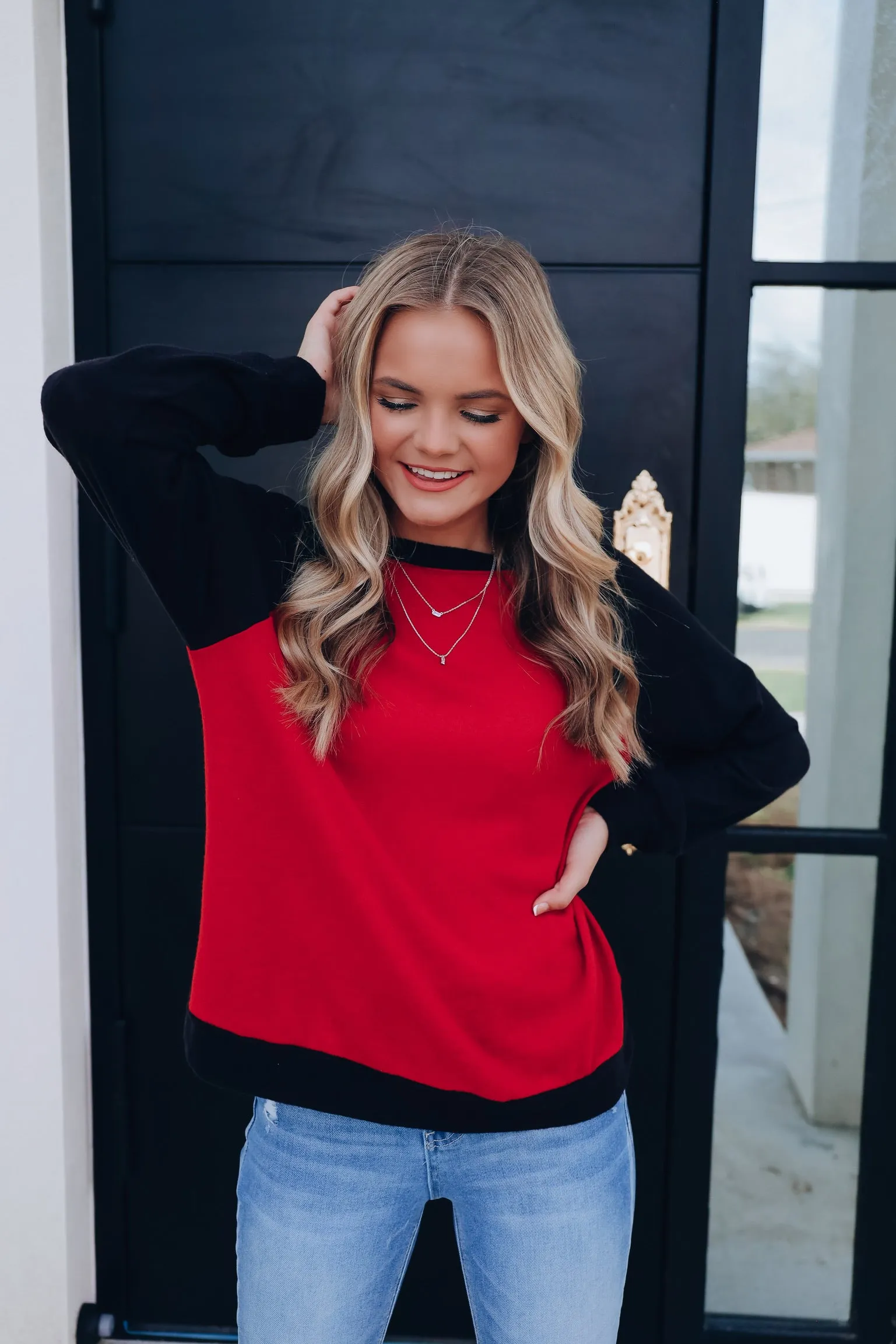 Ready To Chill Color Block Top