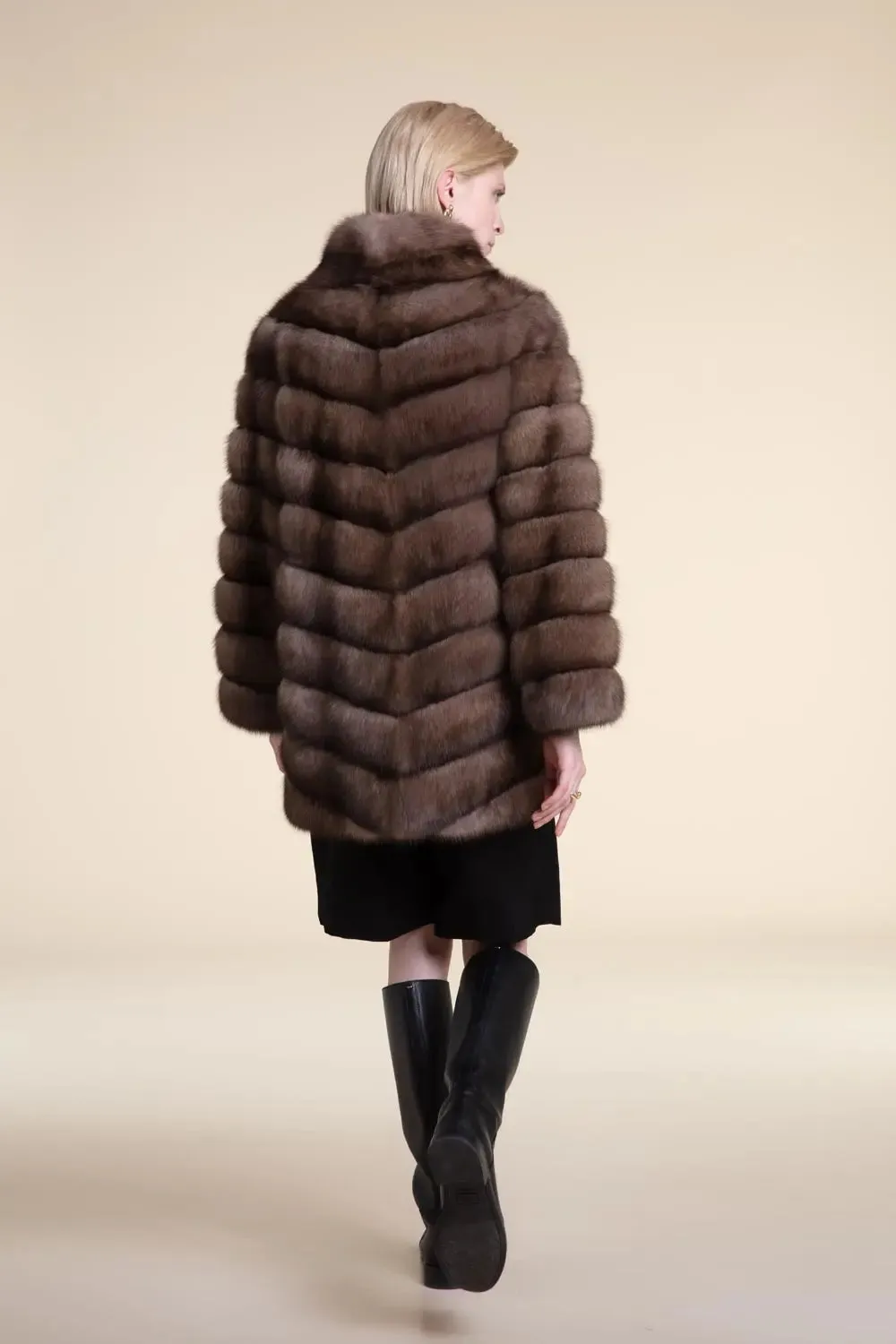 Real sable coat