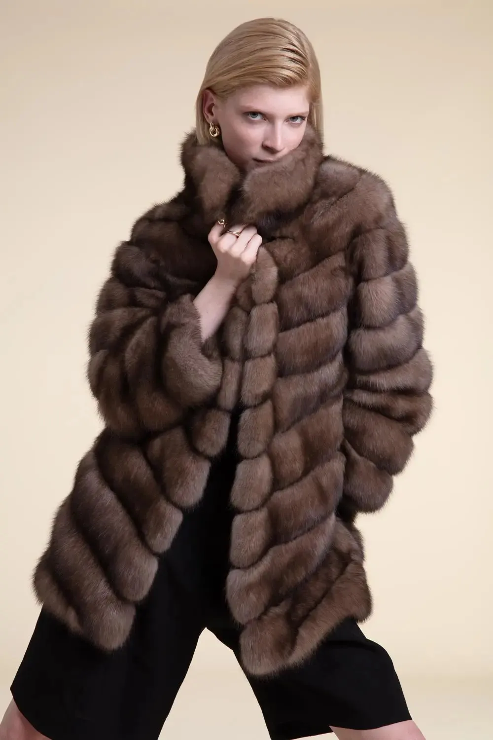 Real sable coat