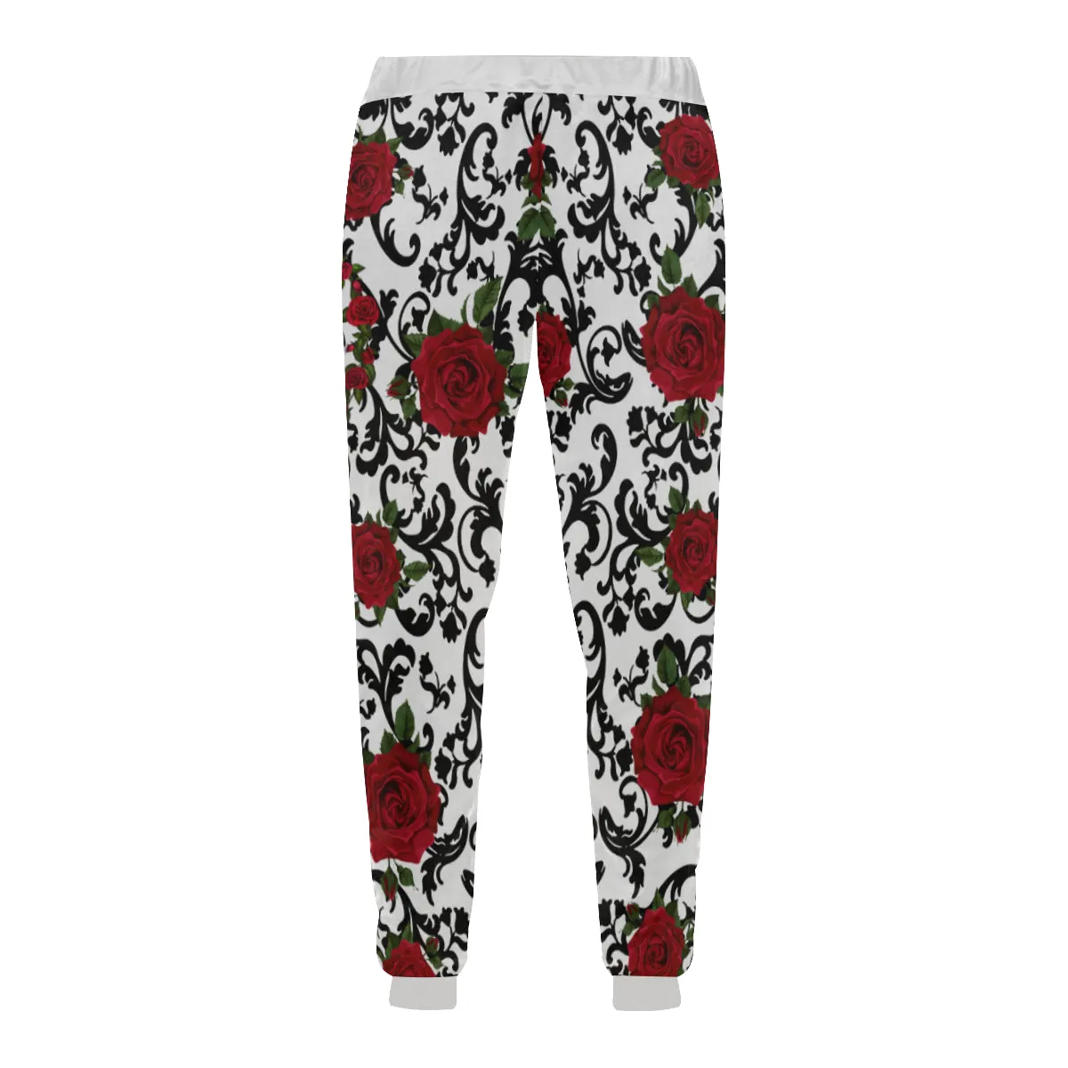 RED ROSES Men's All Over Print Sweatpants