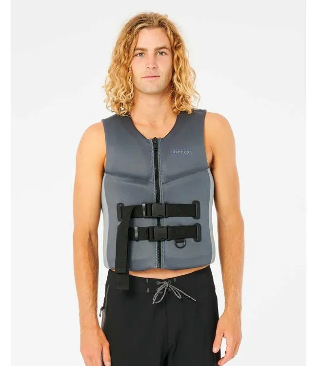 Ripcurl Mens Omega Life Vest (2024) - Charcoal