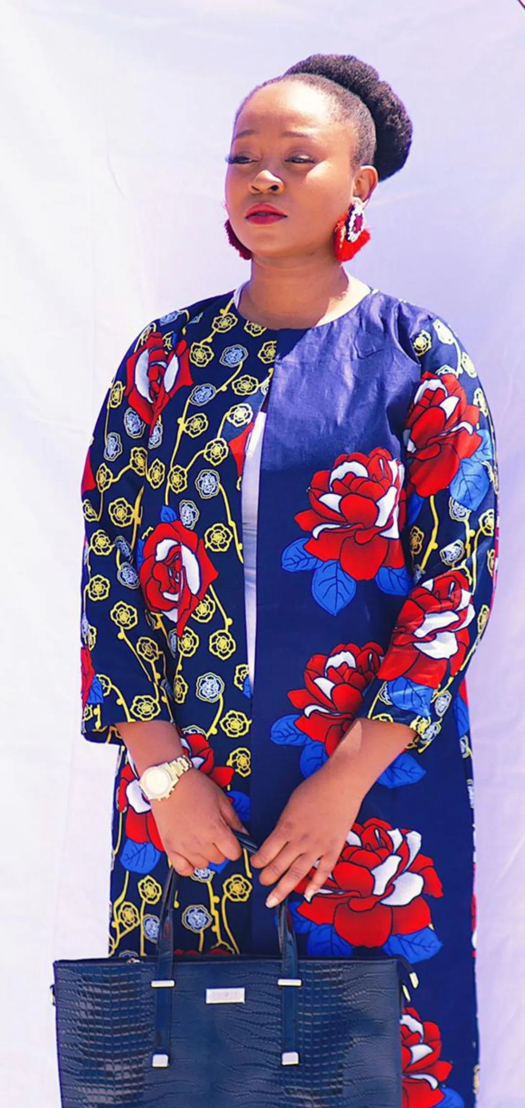 Rose Ankara Jacket