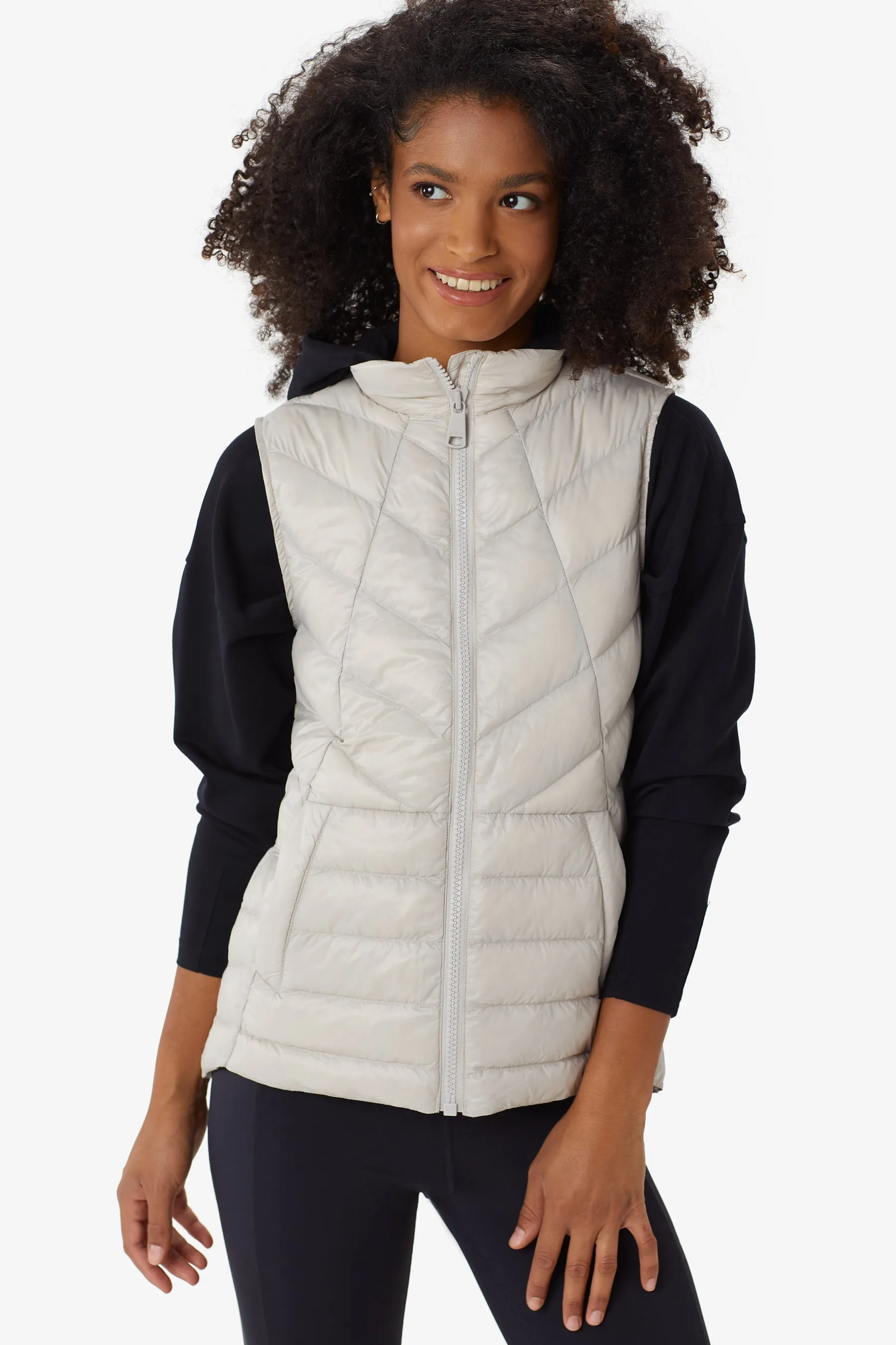 Rose Packable Vegan Down Vest