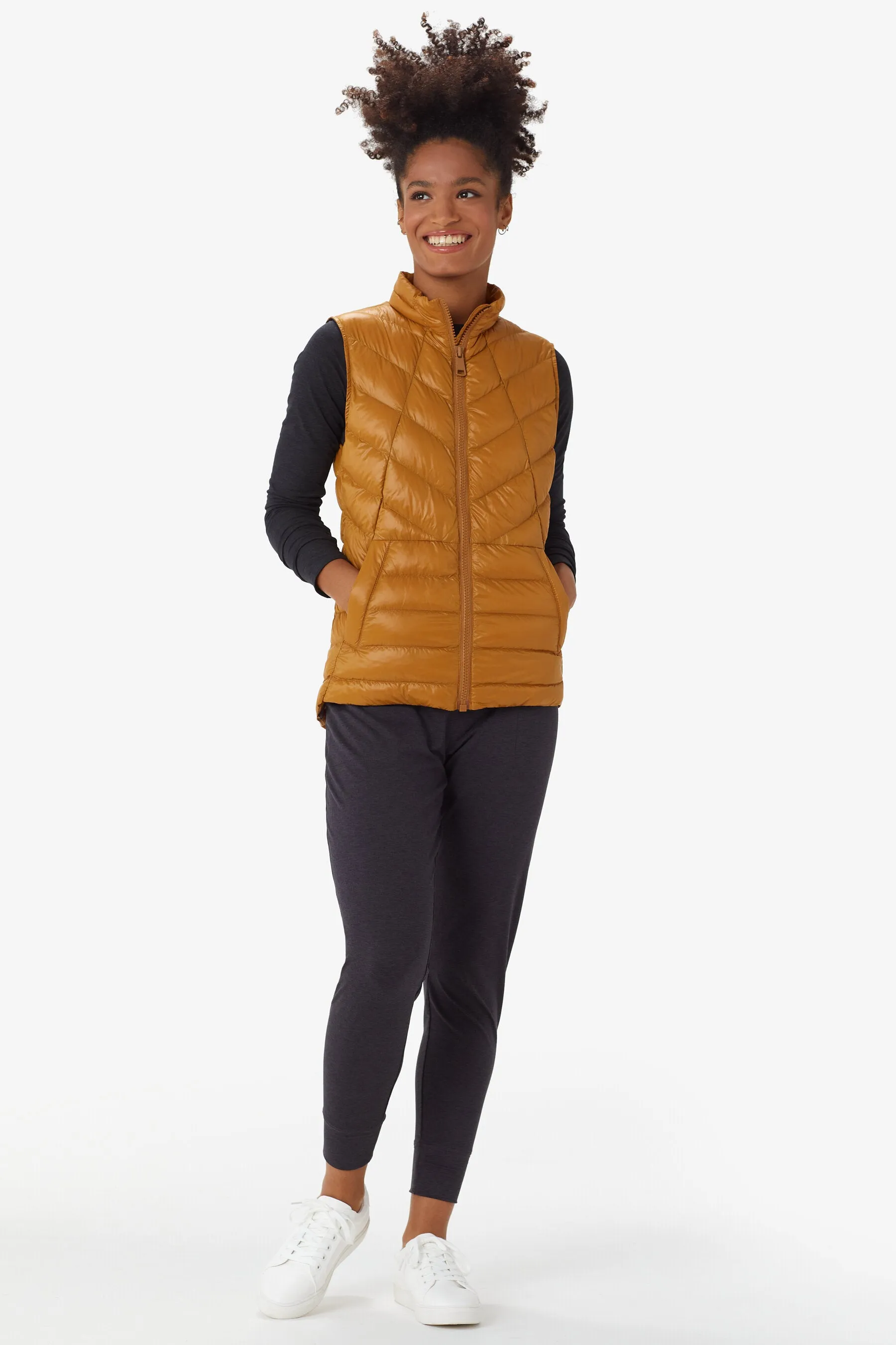 Rose Packable Vegan Down Vest