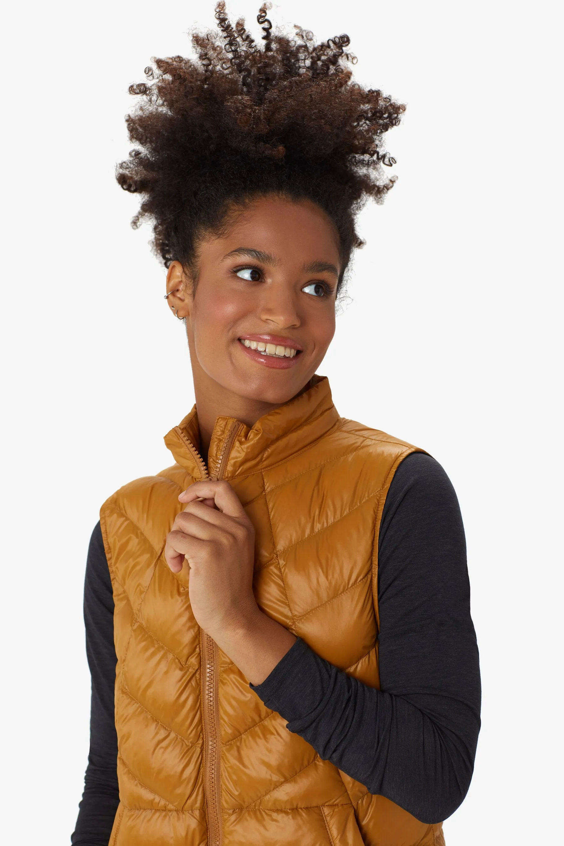 Rose Packable Vegan Down Vest