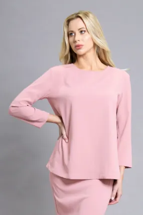 Round Neck Hi-Lo Tunic