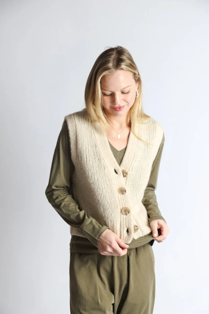 Sale Marled Cashmere Vest