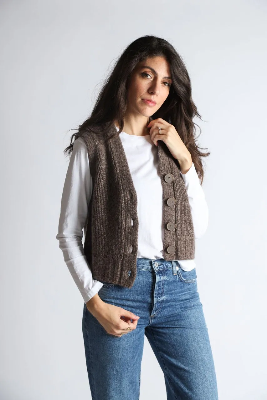 Sale Marled Cashmere Vest