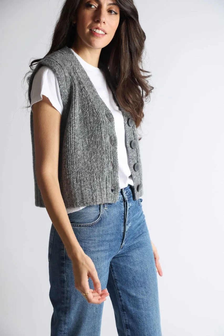 Sale Marled Cashmere Vest