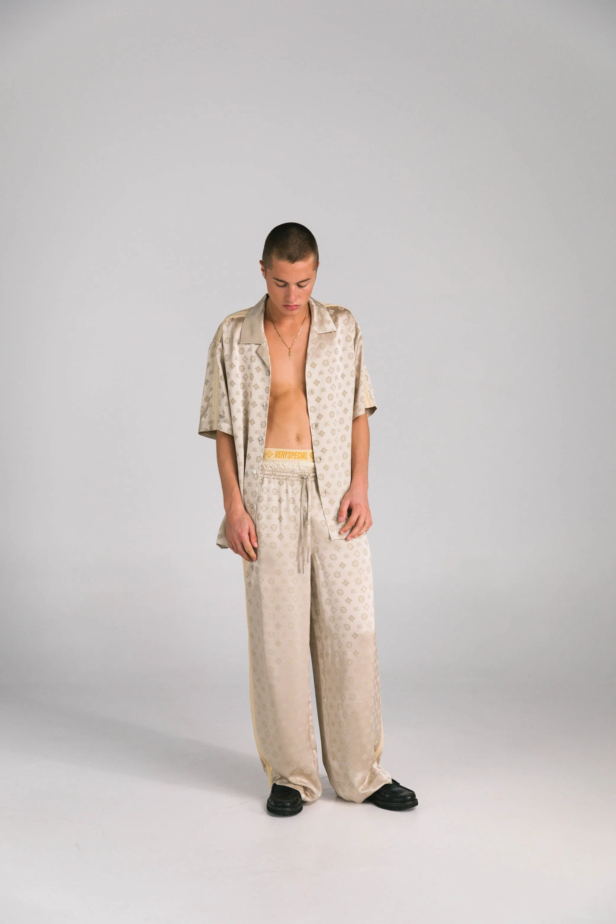 SATIN VACAY PANTS (Sand)