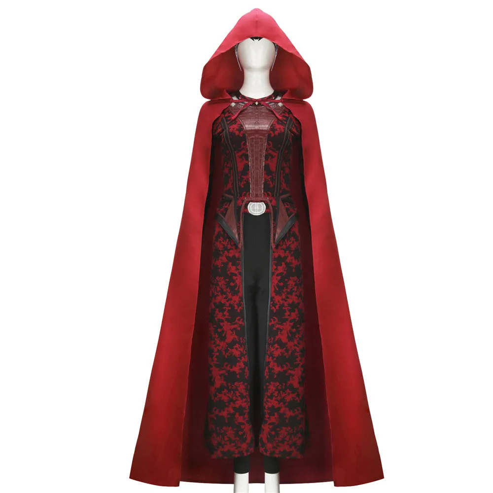 Scarlet Witch Cosplay Costume Doctor Strange Wanda Maximoff (S-XL Ready to Ship)