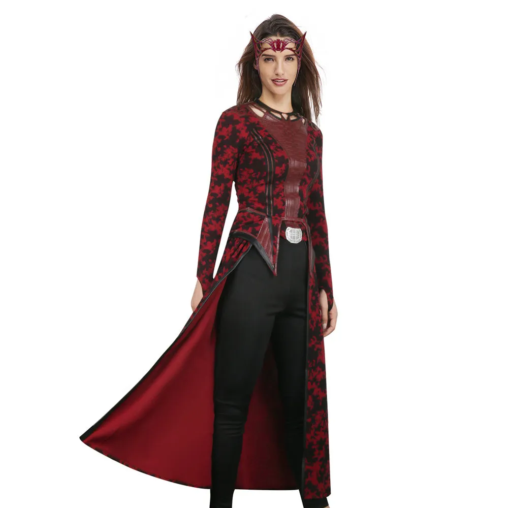 Scarlet Witch Cosplay Costume Doctor Strange Wanda Maximoff (S-XL Ready to Ship)