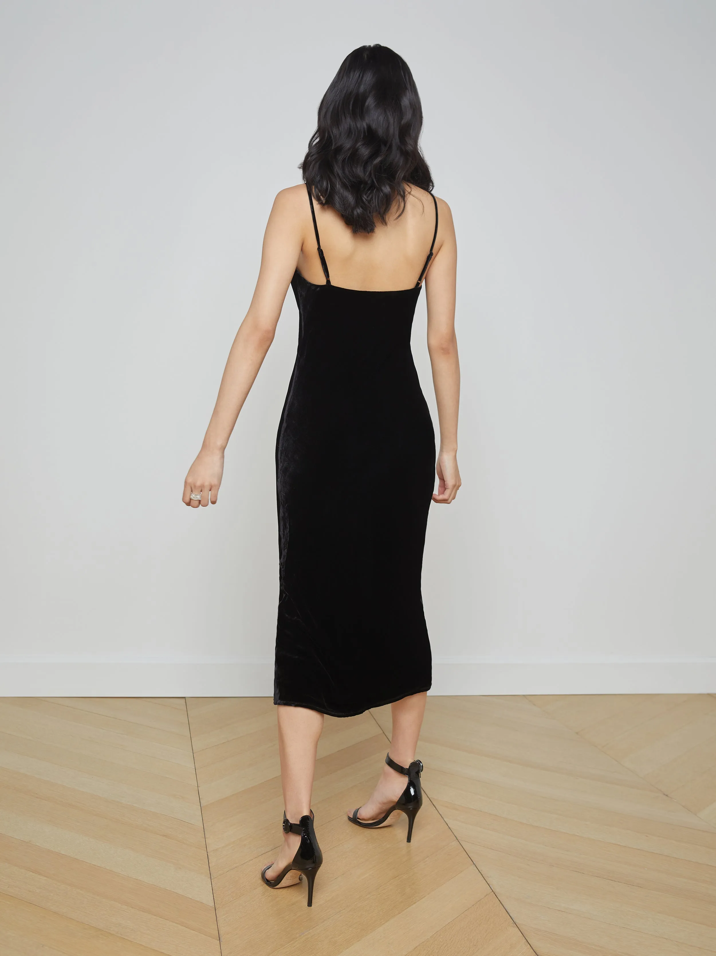 Seridie Velvet Slip Dress