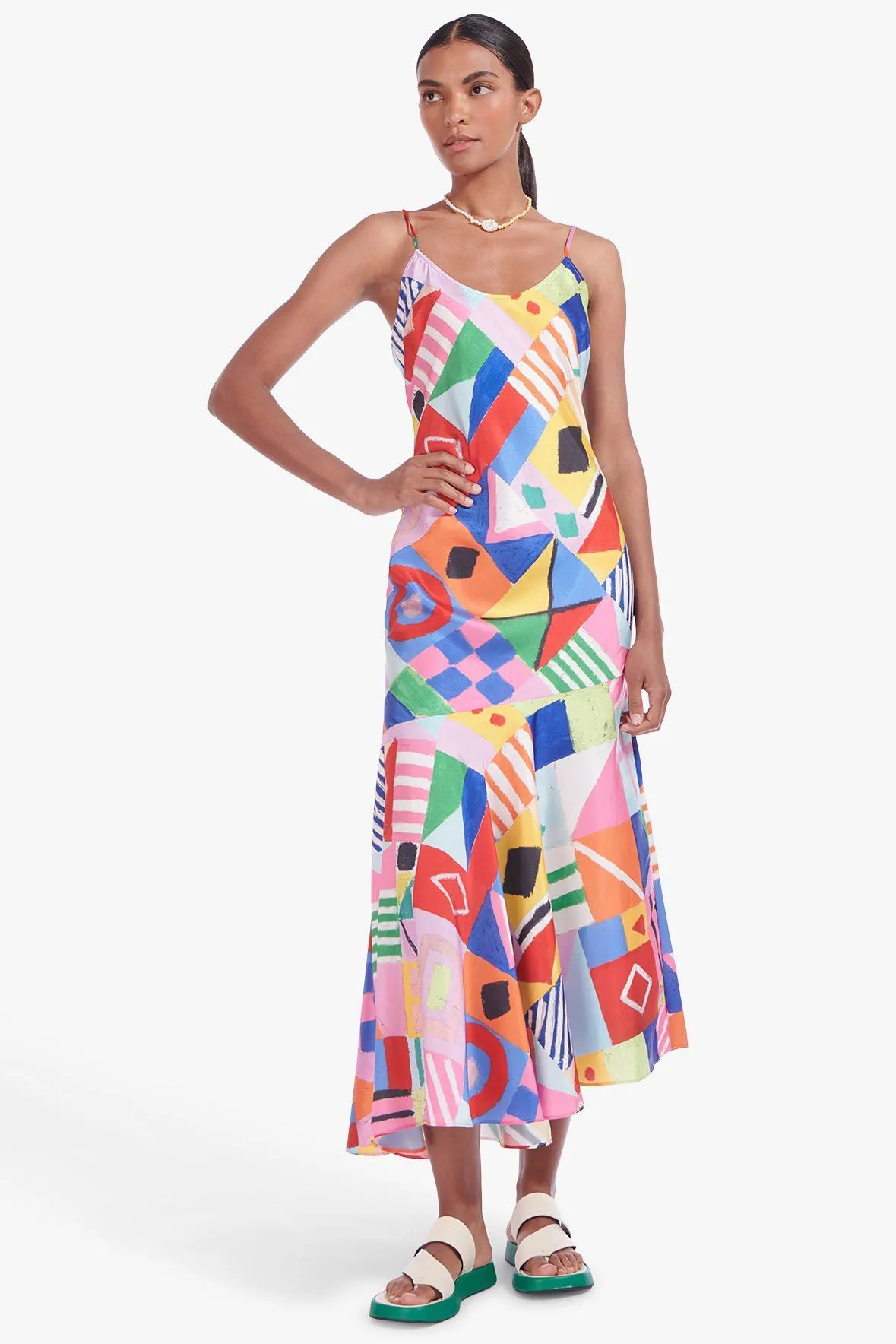 SHORELINE DRESS | FLAG PRINT MULTI