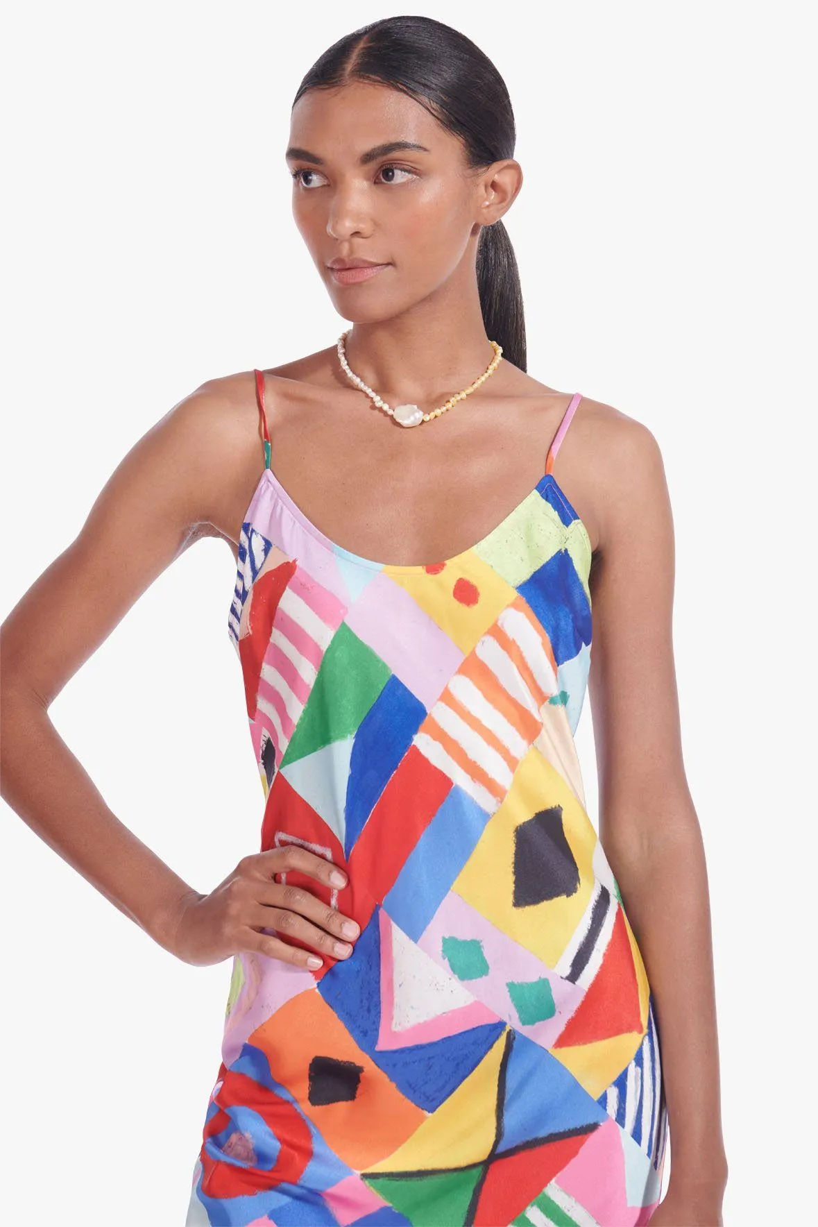 SHORELINE DRESS | FLAG PRINT MULTI