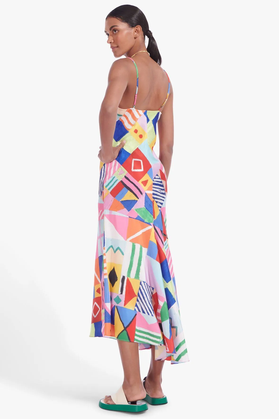 SHORELINE DRESS | FLAG PRINT MULTI