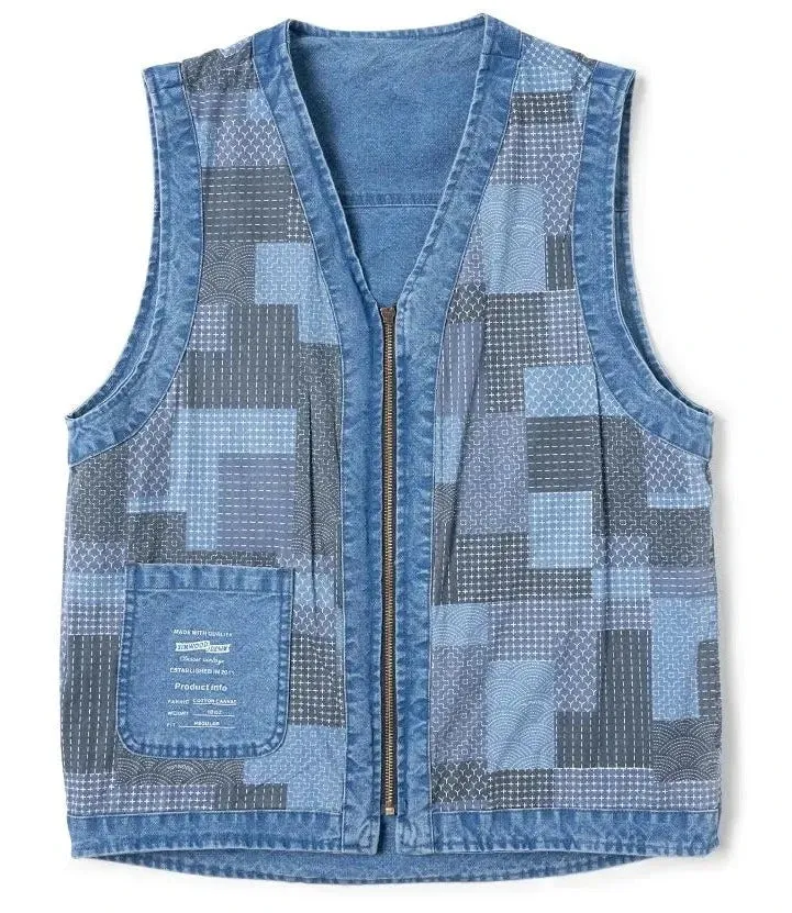 SIMWOOD Denim Workwear Vest