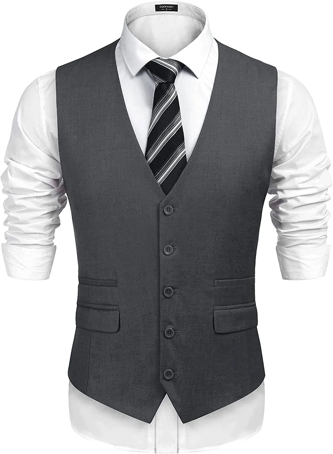 Slim Fit Business Suit Vest (US Only)