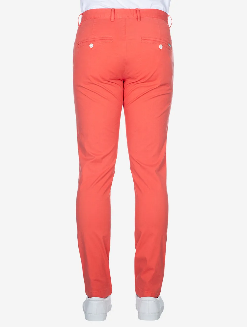 Slim Sunfaded Chinos Sunset Pink