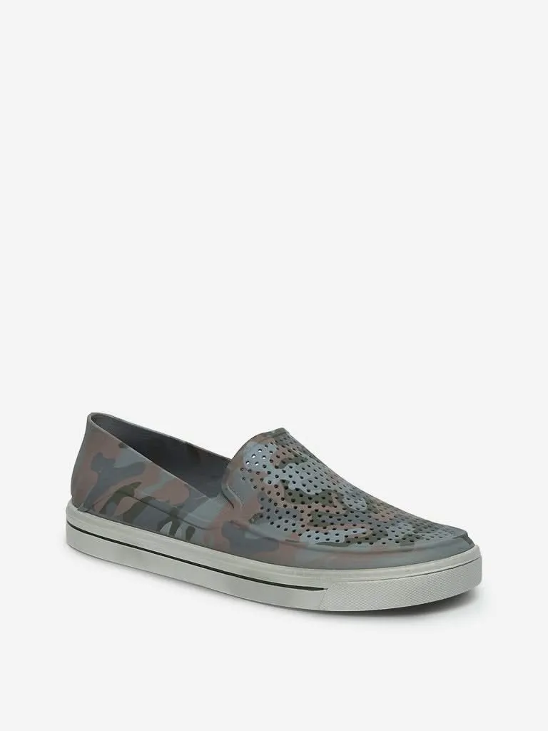 Soleplay Multicoloured Camouflage Print Loafers