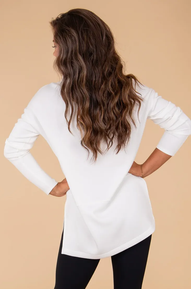 Spanx Airessential Turtleneck Tunic Powder