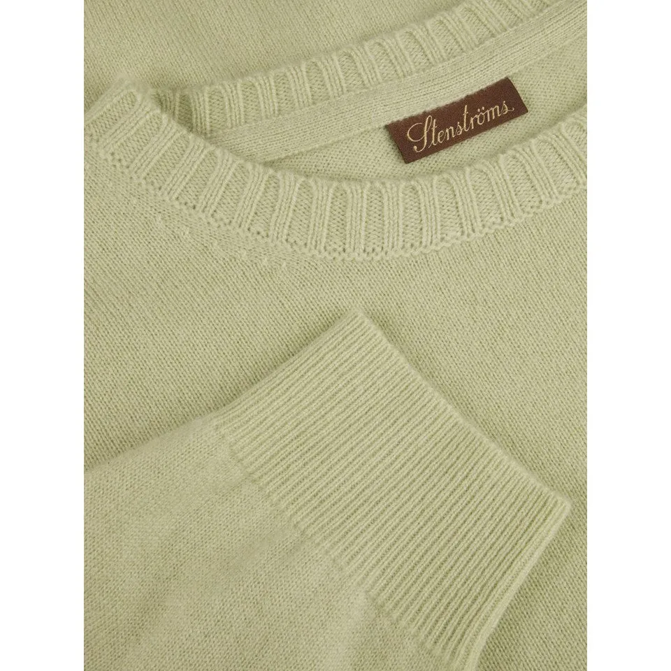 Stenströms Green Cashmere Crew Neck