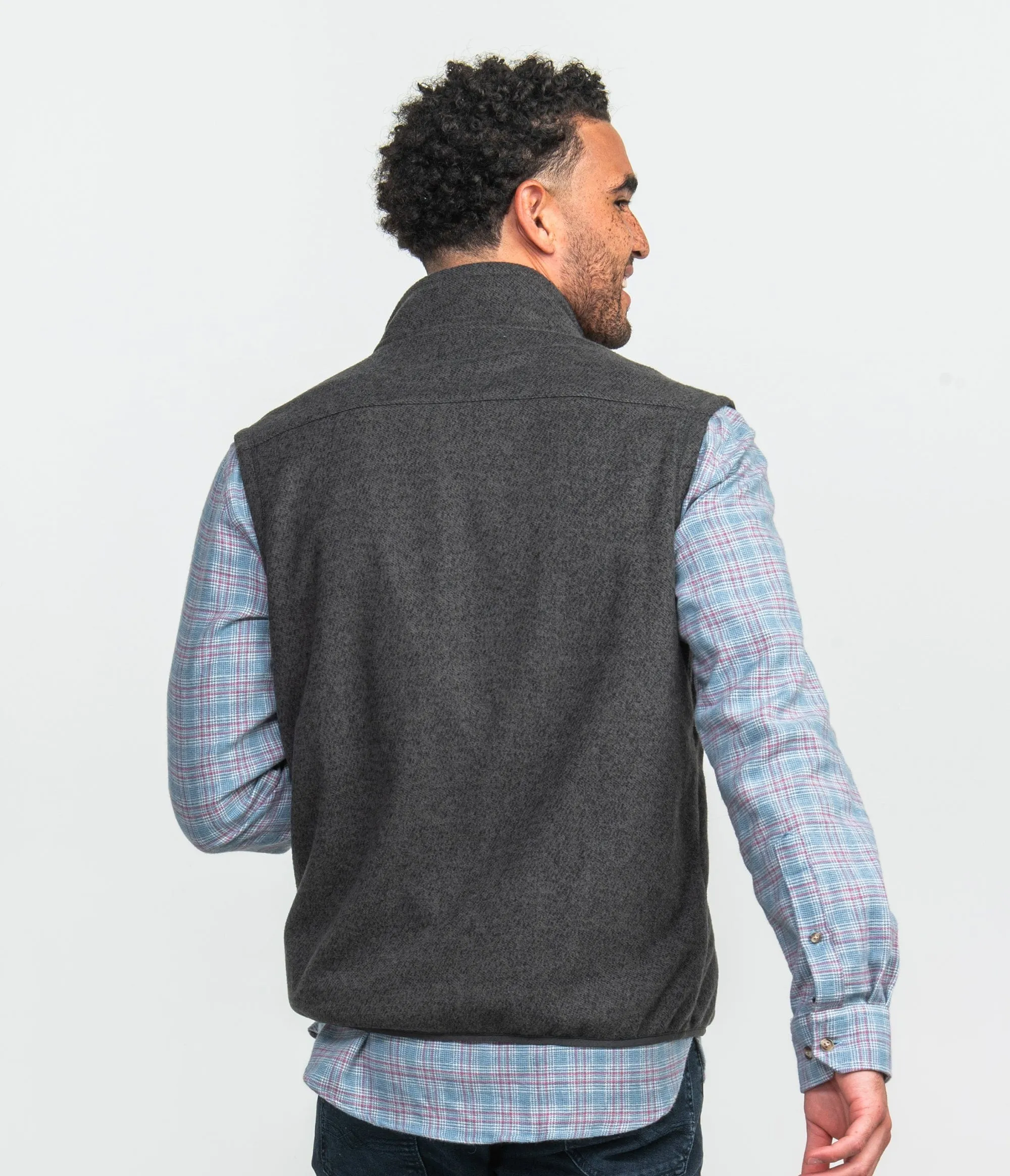 Stretch Twill Vest - Asphalt