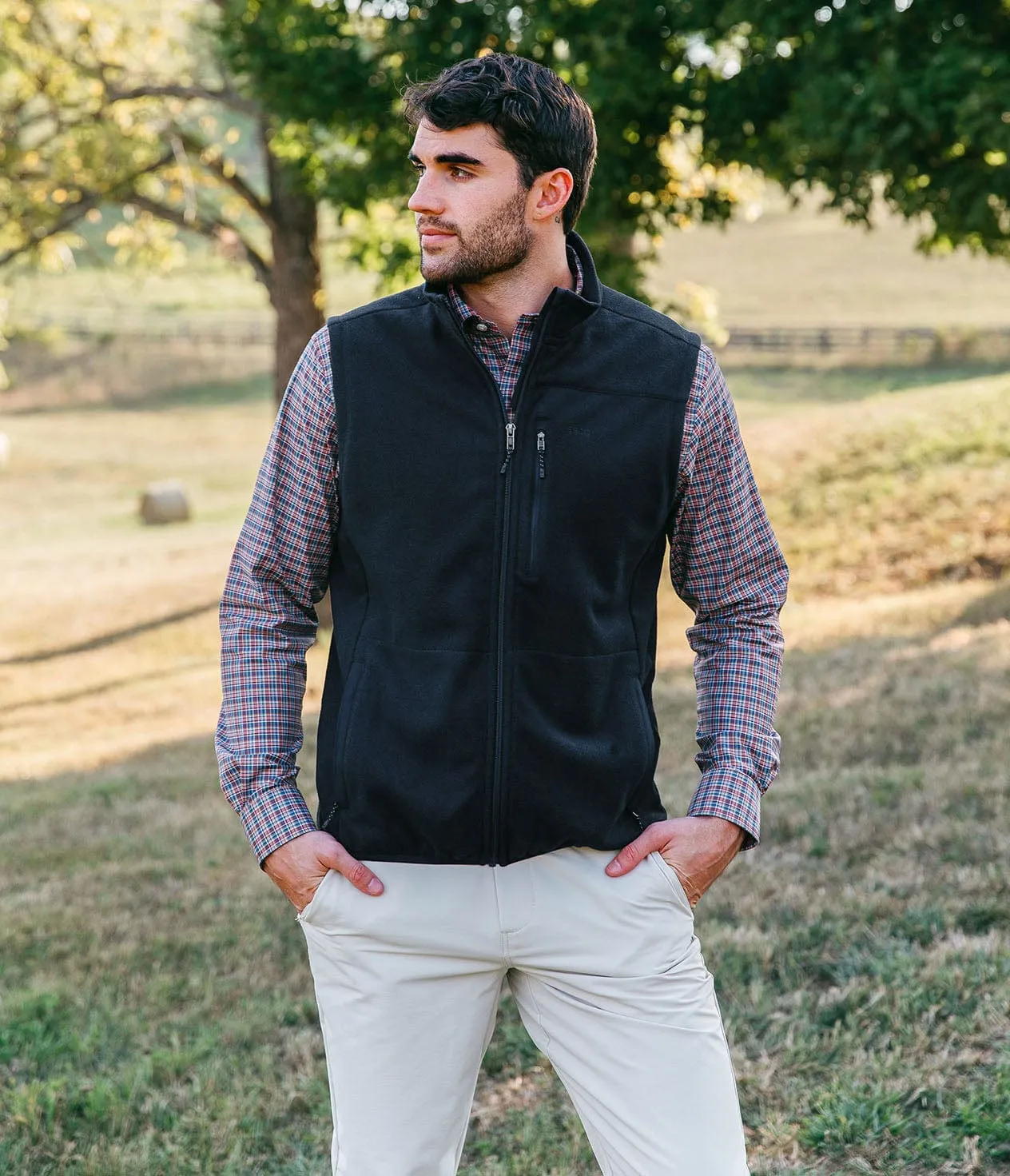 Stretch Twill Vest - Eclipse