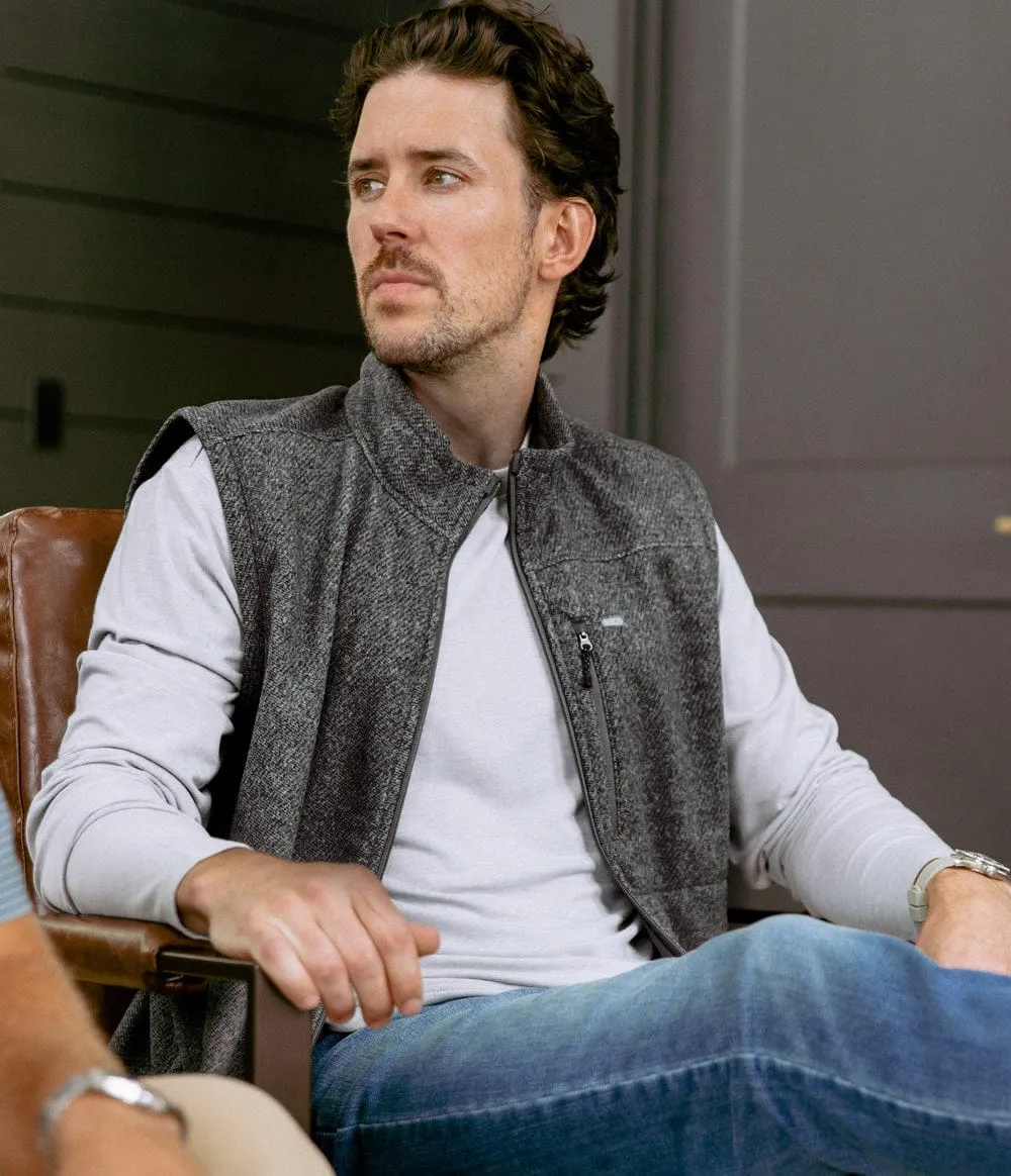 Stretch Twill Vest - Iron Ore