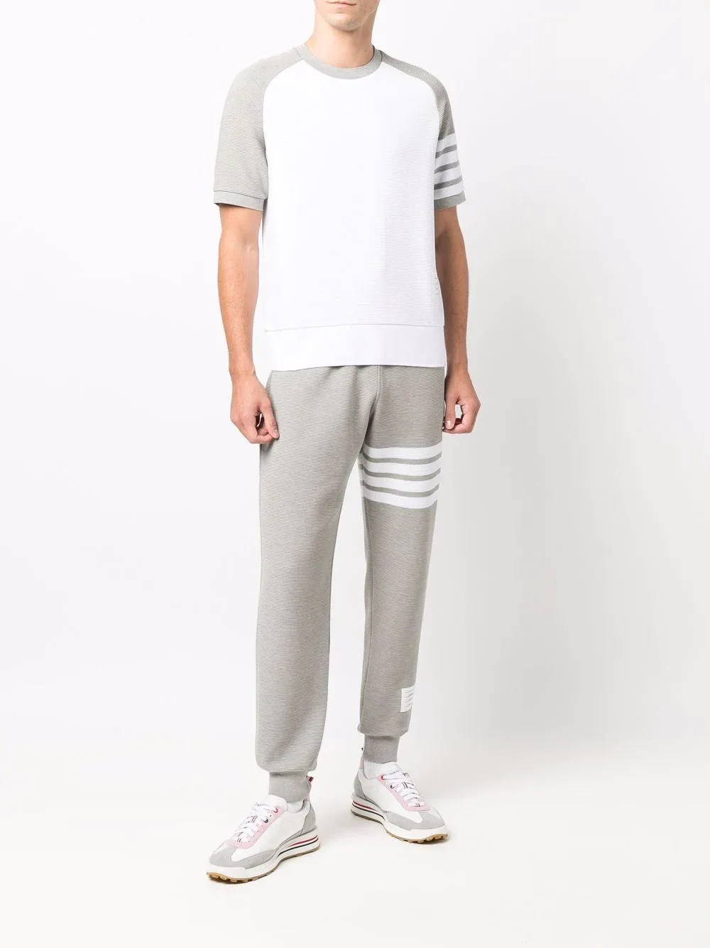 Sweatpants With 4Bar In Cotton