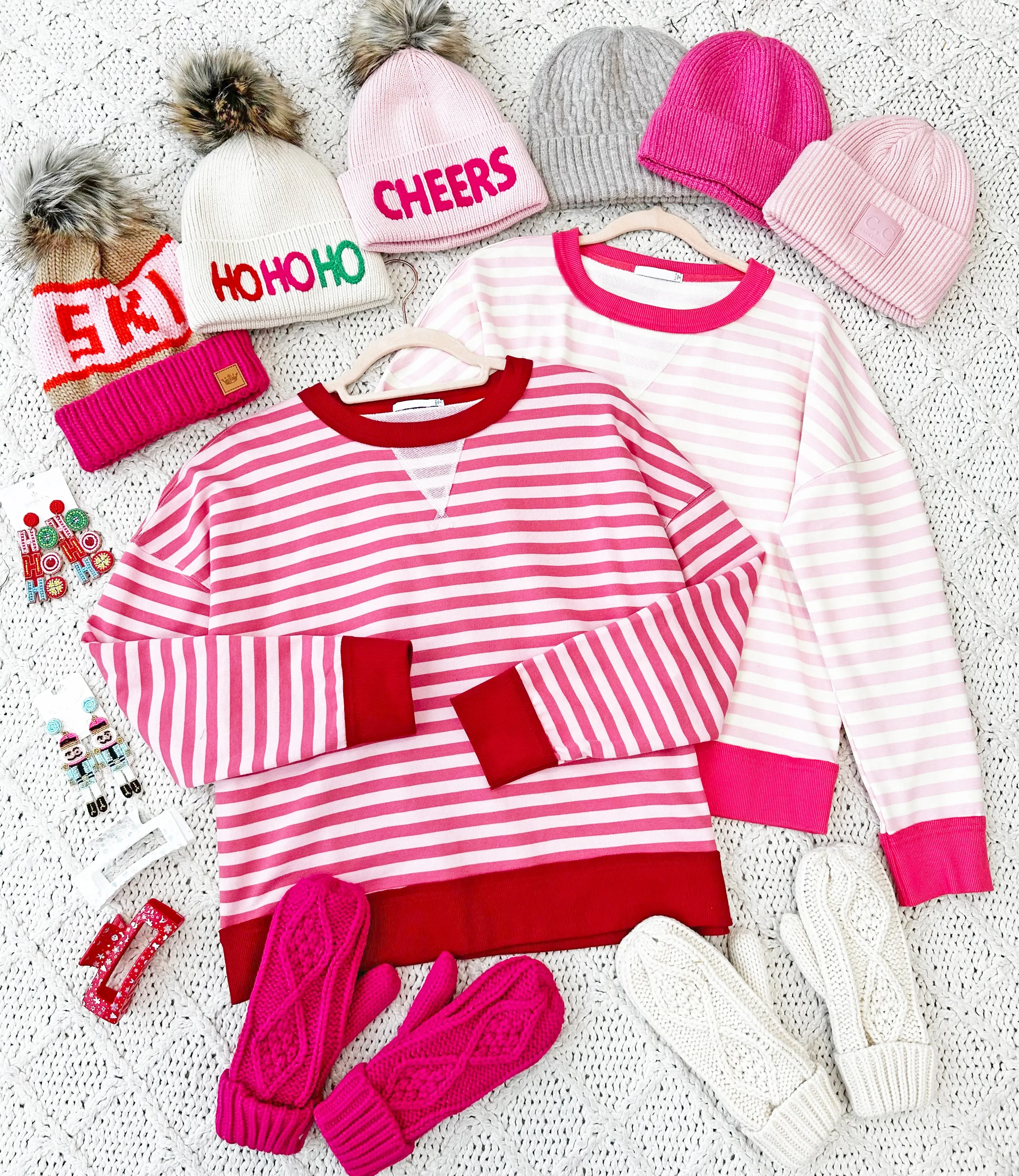 Sweet Like Candy Striped Pullovers - 2 Colors!