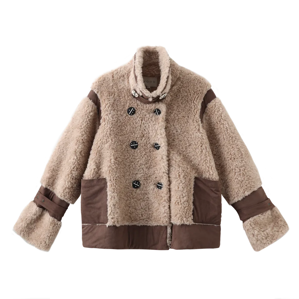 Teddy Biker Jacket Coat 2.0 - Brown