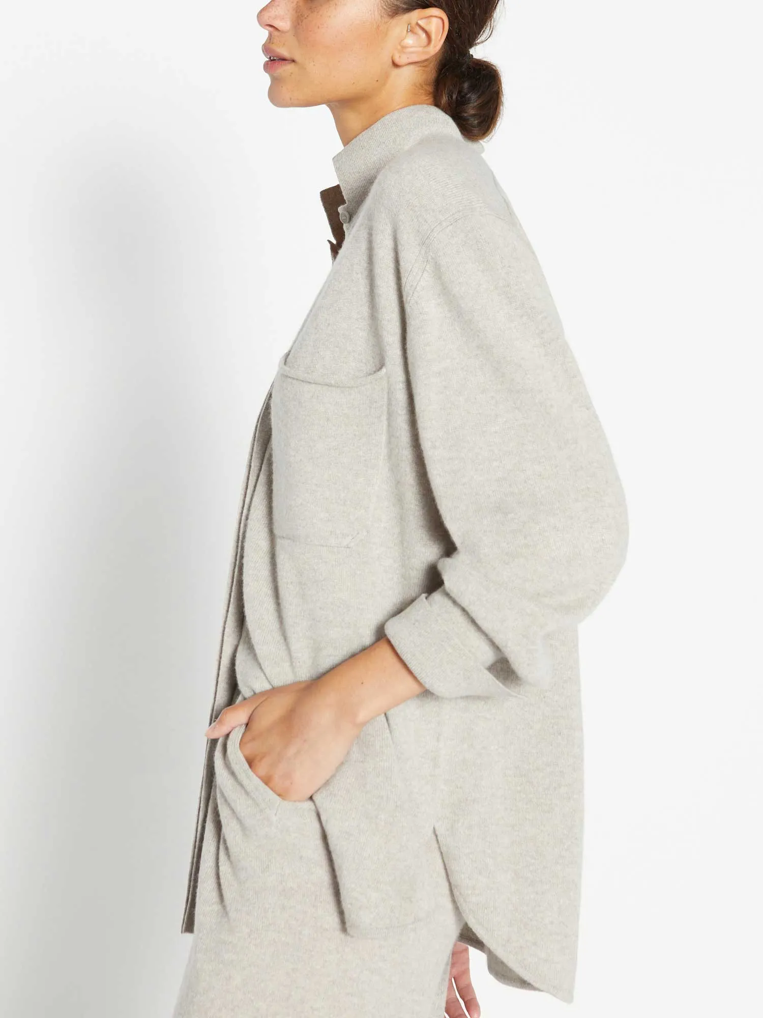 The Andre Luxe Cashmere Shacket