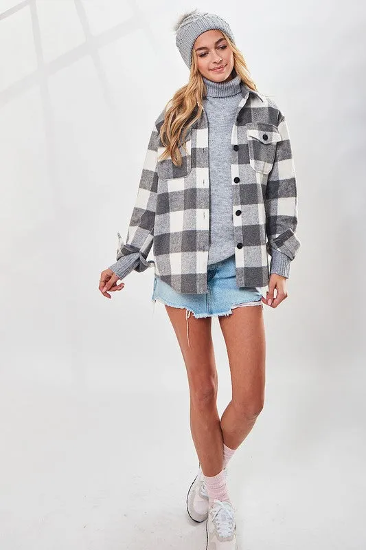 The Carrie Plaid Shacket