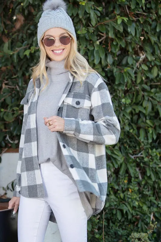 The Carrie Plaid Shacket