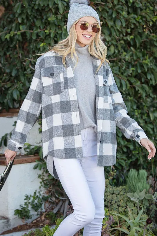 The Carrie Plaid Shacket