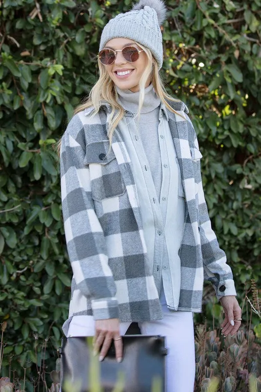 The Carrie Plaid Shacket